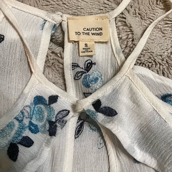 Caution to the Wind Cold Shoulder Top - Picture 2 of 4